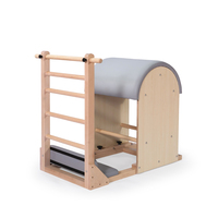 Appareil d'exercice professionnel Liva en bois d'érable pour Pilates, baril d'escalade réglable avec cadre durable pour studio de Pilates, marches antidérapantes