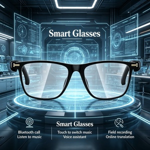 Gafas Inteligentes Multifuncionales M01 Pro al por Mayor, IP68, Bluetooth, Llamadas, Reproducción de Música, Interruptor Táctil, Canciones, Grabación <span class=keywords><strong>en</strong></span> <span class=keywords><strong>Vivo</strong></span> y Traducción - Product Image 1