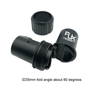 RJXHOBBY Aluminum Alloy Drone Arm Connector 30 35 40 45mm Self Locking <b>Quick</b> <b>Release</b> Folding Part Carbon Tube <b>Clamp</b> - Product Image 3