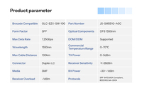 Módulo Transceptor Óptico Compatible con Cisco GLC-EZX-SM-100, 1000BASE-EZX SFP, 1550nm, 100km, Dúplex LC/UPC SMF
