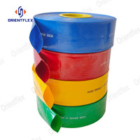Tuyau d'arrosage plat en PVC double couche, coloré, durable, anti-UV, léger et résistant au soleil