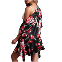 Pyjama en Satin soie pour femmes, vêtements de nuit, 3 pièces, Lingerie Sexy, sous-vêtements, nouvelle collection, Stock en ue