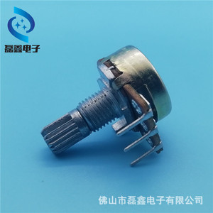 โพเทนชิโอมิเตอร์แบบหมุนเดี่ยว Wh148 แกนเกลียว M6x0.75 แบบมีร่อง 1 รอบ B1K B10K B50K - Product Image 4