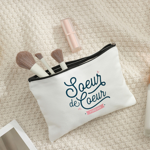 Trousse de maquillage personnalisée Copine De Pattern, trousse de toilette de voyage - Product Image 6