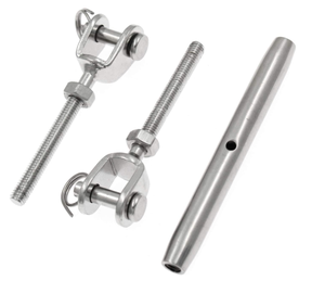 Raccord Swageless Fourche Inox 10 Mm - Pour Câble Métallique - Gréement - SecureFix Direct