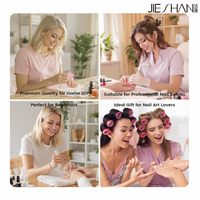 Lingettes roses non pelucheuses pour ongles avec étui de rangement - 200 tampons jetables super absorbants pour le démaquillage des ongles et les soins des ongles