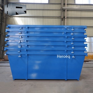 Nhiệm Vụ Nặng Nề Q235/Q345 Thép Nhẹ Bỏ Qua Thùng Cho Chất Thải Rắn 6cbm Công Nghiệp Crane Lift Chất Thải Thùng Cho Ngoài Trời Sử Dụng Úc Mới - Product Image 2