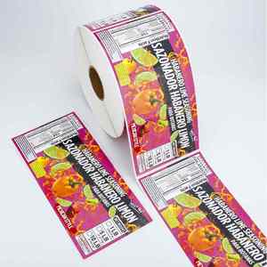 Étiquettes en rouleau pour assaisonnement Habanero Lime <span class=keywords><strong>Sabor</strong></span> Mexicano 1LB 5LB 10LB, style mexicain, autocollantes, imperméables, écologiques, en papier - Product Image 3