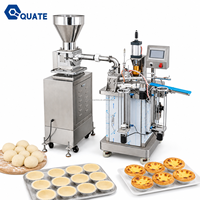 Machine industrielle de fabrication de coques de tartelettes aux œufs en acier inoxydable avec écran tactile et contrôle PLC pour l'alimentation de la pâte en usine de pâtisserie