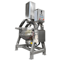 Bouilloire chemisée de chauffage électrique industriel faisant cuire la machine de pot de mélangeur