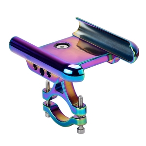 YH3202 équipement d'équitation de vélo support de téléphone portable coloré, support de téléphone portable en alliage de moto de montagne de vélo électrique - Product Image 1