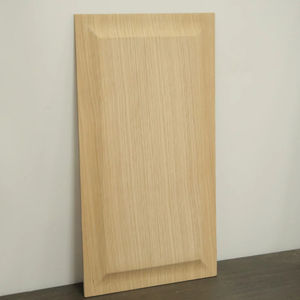 Panel de Puerta de Madera de Ingeniería OEM, Núcleo de MDF, Chapa de Nogal, Puerta Interior Lisa - Product Image 1