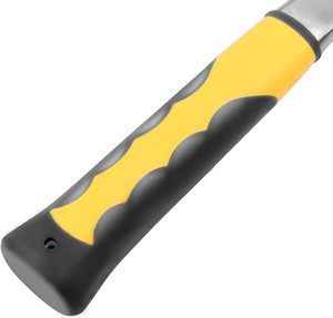 Martello da roccia a testa piatta con manico in fibra di vetro per prospezione geologica e attività minerarie, progettato per lavori di muratura - Product Image 3