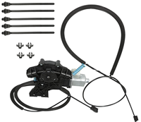 Ensemble de câbles de moteur de fenêtre coulissante électrique arrière 68054772AB compatible avec Dodge Ram 1500 2500 3500 4500 5500 2009-2014