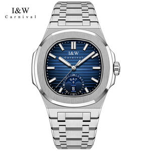 Montre mécanique automatique de luxe multifonction de haute qualité I&W CARNIVAL avec calendrier - Product Image 1