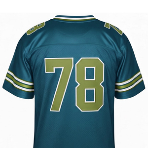 เสื้อฟุตบอลอเมริกันแบบใหม่ล่าสุด ออกแบบเองได้ ขายส่งสำหรับผู้ใหญ่ คุณภาพดีที่สุด ขายดี ราคาถูก แขนสั้น แห้งเร็ว ระบายอากาศได้ดี - Product Image 6