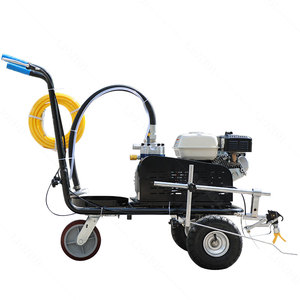 Máquina de Señalización Vial de Doble Pistola de Pulverización en Frío Directa de Fábrica, Pintora de Líneas sin Aire para Demarcación de Carreteras y Estacionamientos - Product Image 6