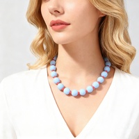 Collier de perles pour femmes, collier ras du cou en perles colorées, collier de plage surfer fait à la main, bijoux tendance, cadeau pour femmes