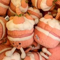 Porte-clés en peluche douce, poupée en peluche de dessin animé avec coton PP, mignonnes grue à peluches pour enfants