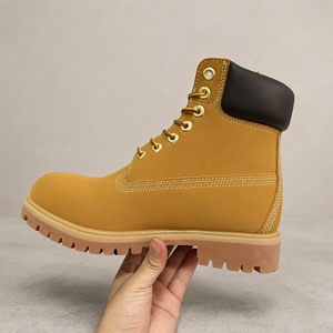 Chaussures d'hiver de luxe au design américain personnalisé avec logo 2026, baskets noires et marron, bottes Timberlanding pour hommes - Product Image 4