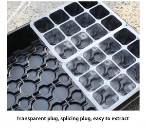 <span class=keywords><strong>X77</strong></span> các nhà sản xuất nhựa làm vườn cây giống hộp nảy mầm khay nhà máy cách nhiệt độ ẩm trồng hộp cây giống - Product Image 4