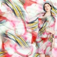 Textile d'impression numérique en mousseline polyester et mousseline, fantaisie, prix en yards, 100%