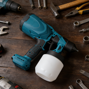 Pistolet de peinture sans fil en gros pour usine, grand réservoir de 800 ml, structure portable pour travaux de décoration intérieure et extérieure - Product Image 1