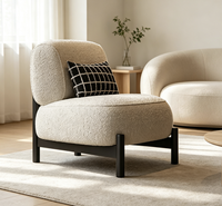Fauteuil de salon moderne en acier inoxydable, ergonomique et durable, pour la maison, le salon, l'appartement, la salle à manger, l'hôtel, la villa, confortable