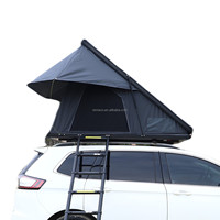 Tente de toit rigide imperméable pour camping en extérieur, 2 personnes, expédition, alliage d'aluminium, quatre saisons, ouverture rapide RTT