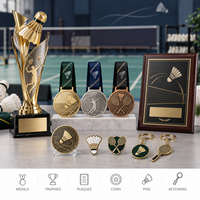Fournisseur de récompenses personnalisées pour tournois de badminton, articles promotionnels de club pour les écoles, les clubs sportifs et les compétitions