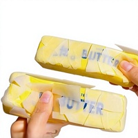 Jouet Squishy en forme de bâton de crème au beurre croustillant - Super anti-stress, à récupération lente, en PU, délicieusement croustillant
