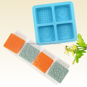 Đồ Gia Dụng Thủ Công Xà Phòng Thanh Khuôn Sô Cô La Bánh Khuôn Ice Cube Khay Nghệ Thuật Nhựa Nến Làm Silicone Tự Làm Xà Phòng Khuôn Khuôn Khuôn - Product Image 6