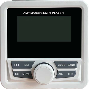 Véhicule d'extérieur étanche stéréo marin pour BT USB AUX-MP5 système de lecture de yacht Garantie 1 an comprenant FM USB - Product Image 2