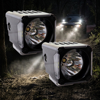 Luces LED de Alto Rendimiento para Todoterreno, Luces de Trabajo 4x4, Luces Traseras de Aluminio de Aviación de Alta Calidad, 9-36V DC, Luz Fría
