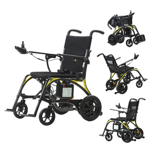 プレミアムカスタムカラー障害者用車椅子強化型軽量カーボンファイバー電動車椅子 - Product Image 1