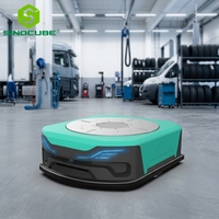 Robot AGV Eléctrico de Navegación Inteligente Sinocube con Wi-Fi/5G, Evitación de Obstáculos por Láser, Capacidad de Elevación de 100-1000 kg para Materiales