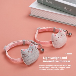 New Customizable and Adjustable <strong>Dog</strong> and cat <strong>Collars</strong> and Clock Cartoon Printed Pet Necklaces Available for Wholesale in 4 Colors - Product Image 4