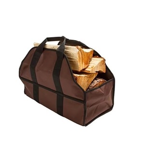 Porte-bûches grand format en toile durable, sac de transport pour bois - Simple, facile à utiliser, à extrémité fermée - pour le camping - Product Image 1