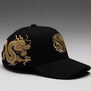 หมวกเบสบอลปักลายสำหรับทุกเพศ, สินค้ามาใหม่ผ้าฝ้ายแบบสปอร์ต5แผงทั่วไป - Product Image 3