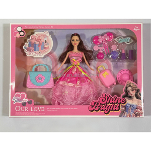 Vente en gros de poupées en PVC de 11,5 pouces avec de nombreux accessoires, poupée princesse, jouet de mode, idée cadeau, décoration, jeu pour filles - Product Image 1