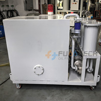 Unité de filtration d'huile usagée PO-50, machine de filtration et de transfert d'huile de transformateur usagée à petite échelle avec réservoir d'huile 3000 LPH