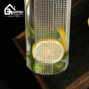 Jarra de cristal clásica de 1 litro de gran capacidad para la vida diaria, gran oferta, jarra de cristal grabada para beber té frío y café - Product Image 6