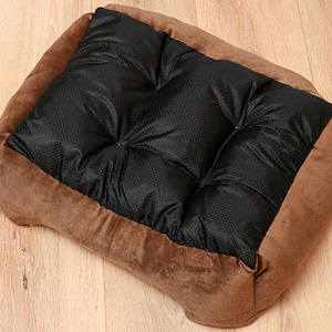 Lit pour animaux de compagnie en velours Oxford multicolores, lavable, vente en gros du fabricant - Product Image 6