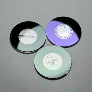 Gobo óptico grabado con láser de alta temperatura de 500 grados, disco de vidrio dicroico, vidrio Gobo - Product Image 2