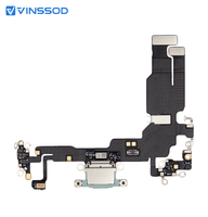 Câble flexible de port de charge pour iPhone 15/15 PLUS/15 P/15PM, connecteur de dock USB-C, adaptateur de réparation de téléphone couleur assortie, fournisseur