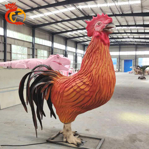 Mechanische Tier Animatronic Crowing <span class=keywords><strong>Cock</strong></span> Rooster Modelle zum Verkauf - Product Image 4