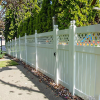 Panneau de clôture semi-occultant à persiennes de 1,80 m de haut, en PVC enduit, écologique et résistant aux intempéries, avec surface lisse pour clôture de jardin