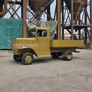 Camion de fret électrique antique de couleur personnalisable pour accessoires de tournage de films - Product Image 6