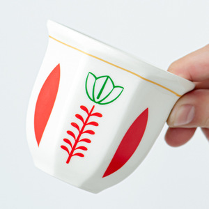 Taza de Cerámica de Porcelana Hecha a Mano de 180 ml, Taza de Café Espresso Árabe Oriental Tradicional Moderna - Product Image 3