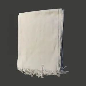 High Quality 100% Polyester Jacquard Muslim Hajj Ihram Towel White Ihram Hajj Towel